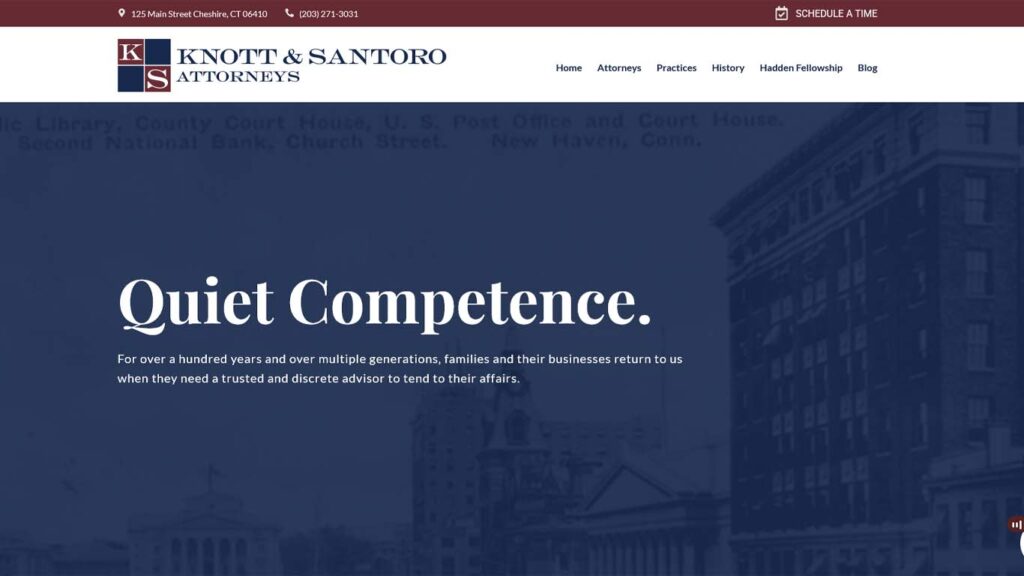 Knott and Santoro LLC Website Design