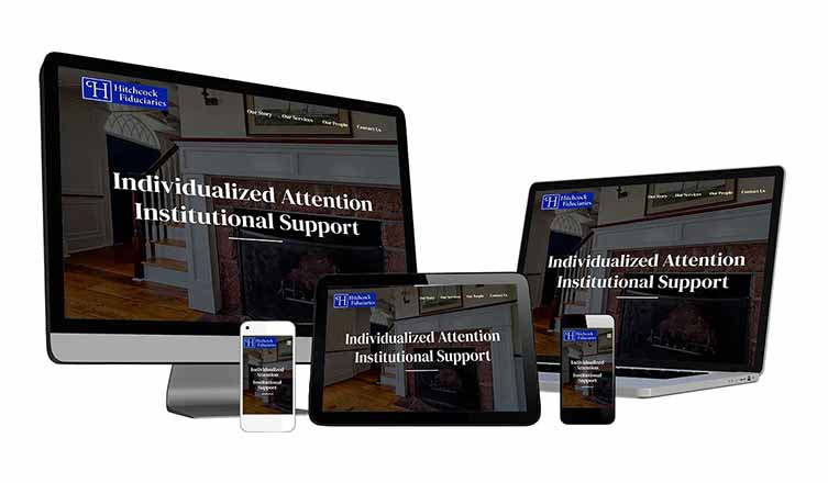 Hitchcock Fiduciaries portfolio website design testimonial
