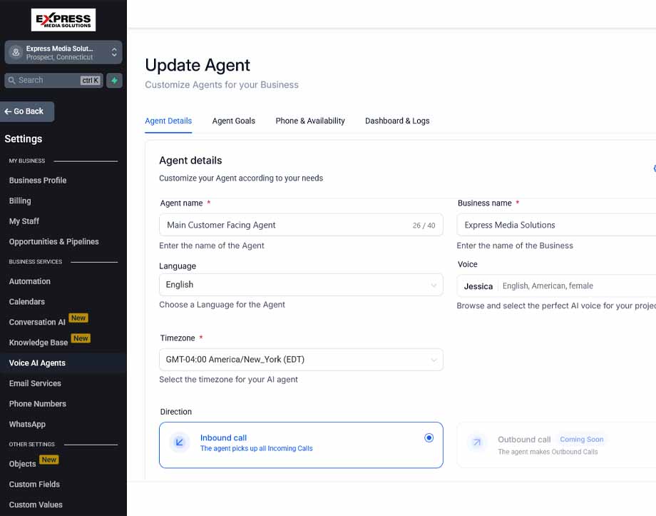 Voice AI setup